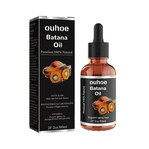 OUHOE Batana Essential Oil, Hair Smoothing Anti-Loss Nourishing Skin Care Essential Oil