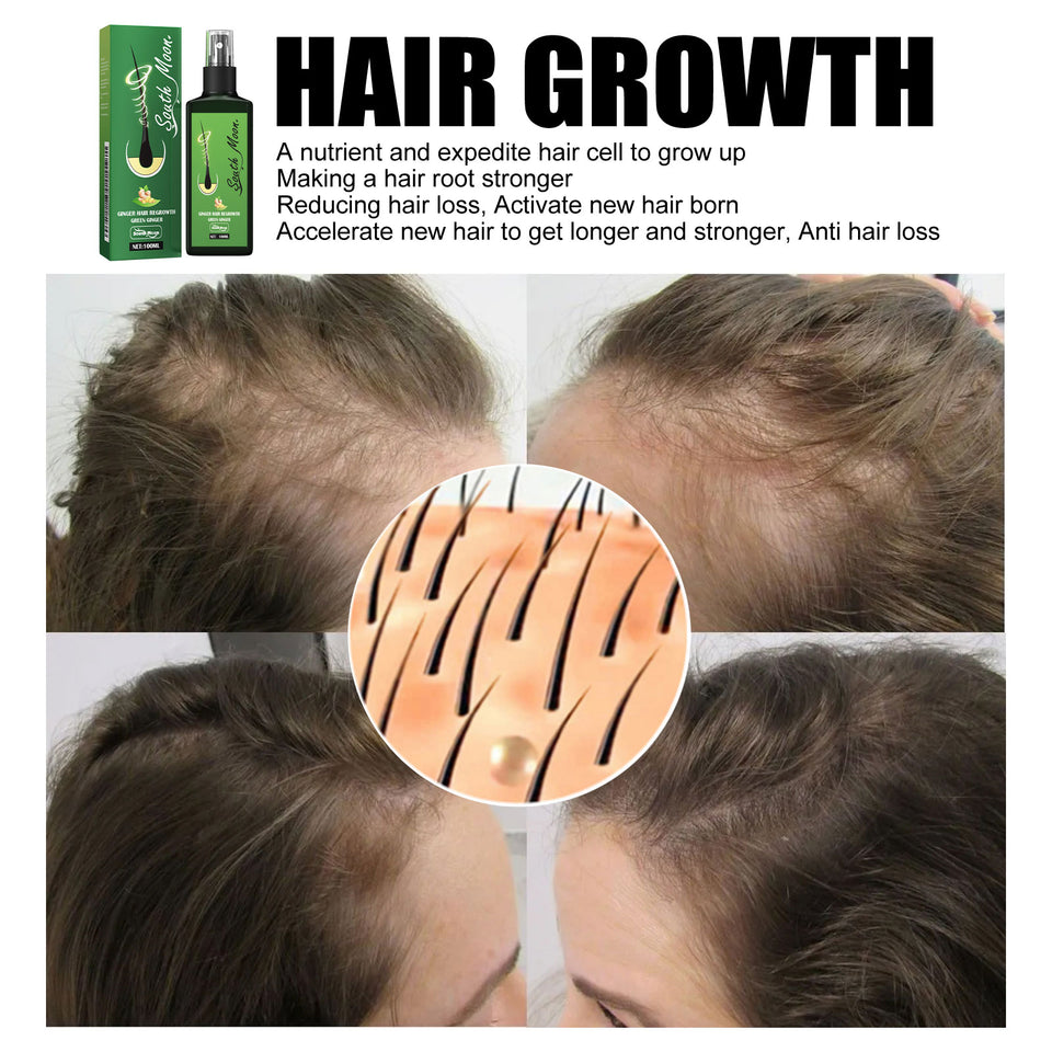 South Moon Haarpflegespray, pflegende und pflegende Haarmassage, reparierende Haar- und Kopfhautpflegelösung
